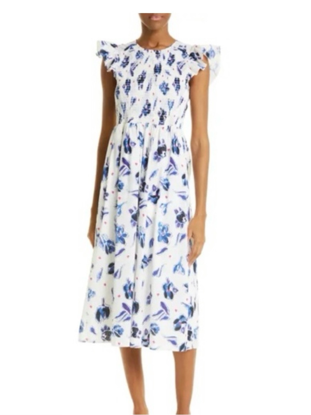 Baum Und Pferdgarten Cotton Floral Dress